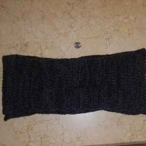 Black Knit Infinity Scarf